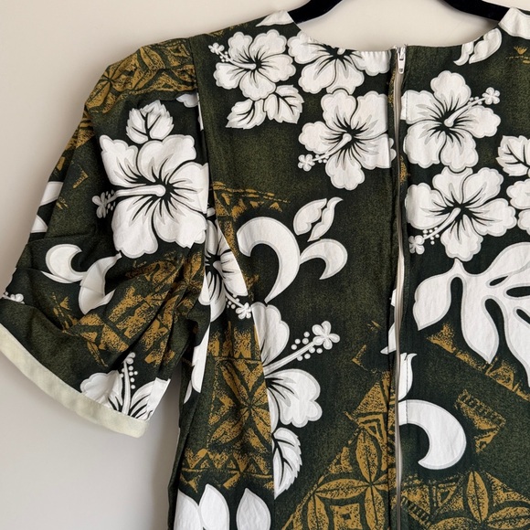 Vintage Women’s Hawaiian Print Dress 100% Cotton - Picture 10 of 12
